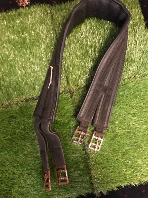 Jeffries girth black leather 44” FREE POSTAGE