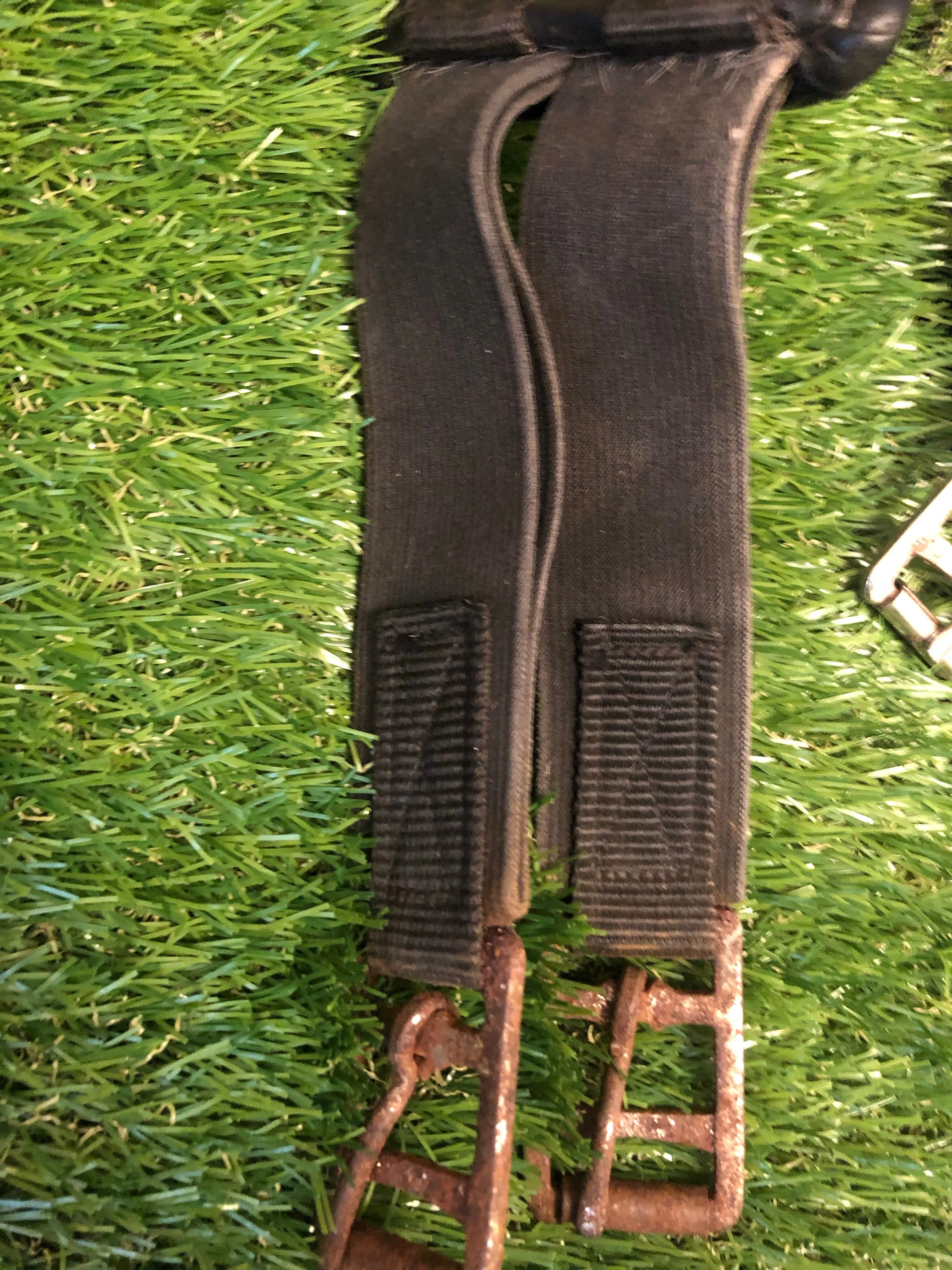 Jeffries girth black leather 44” FREE POSTAGE