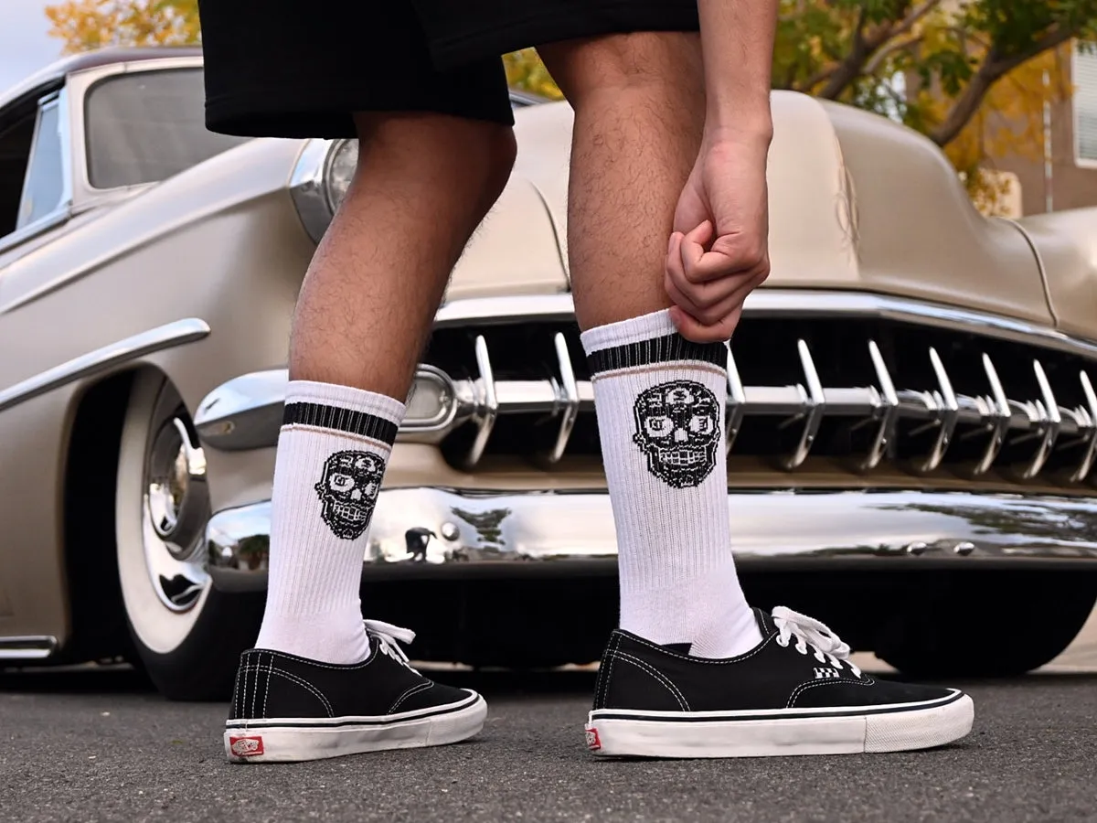 Jokes On You: Sugar Skull Crew Socks