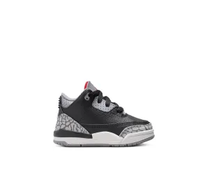 Jordan 3 Retro (TD) "Black Cement"