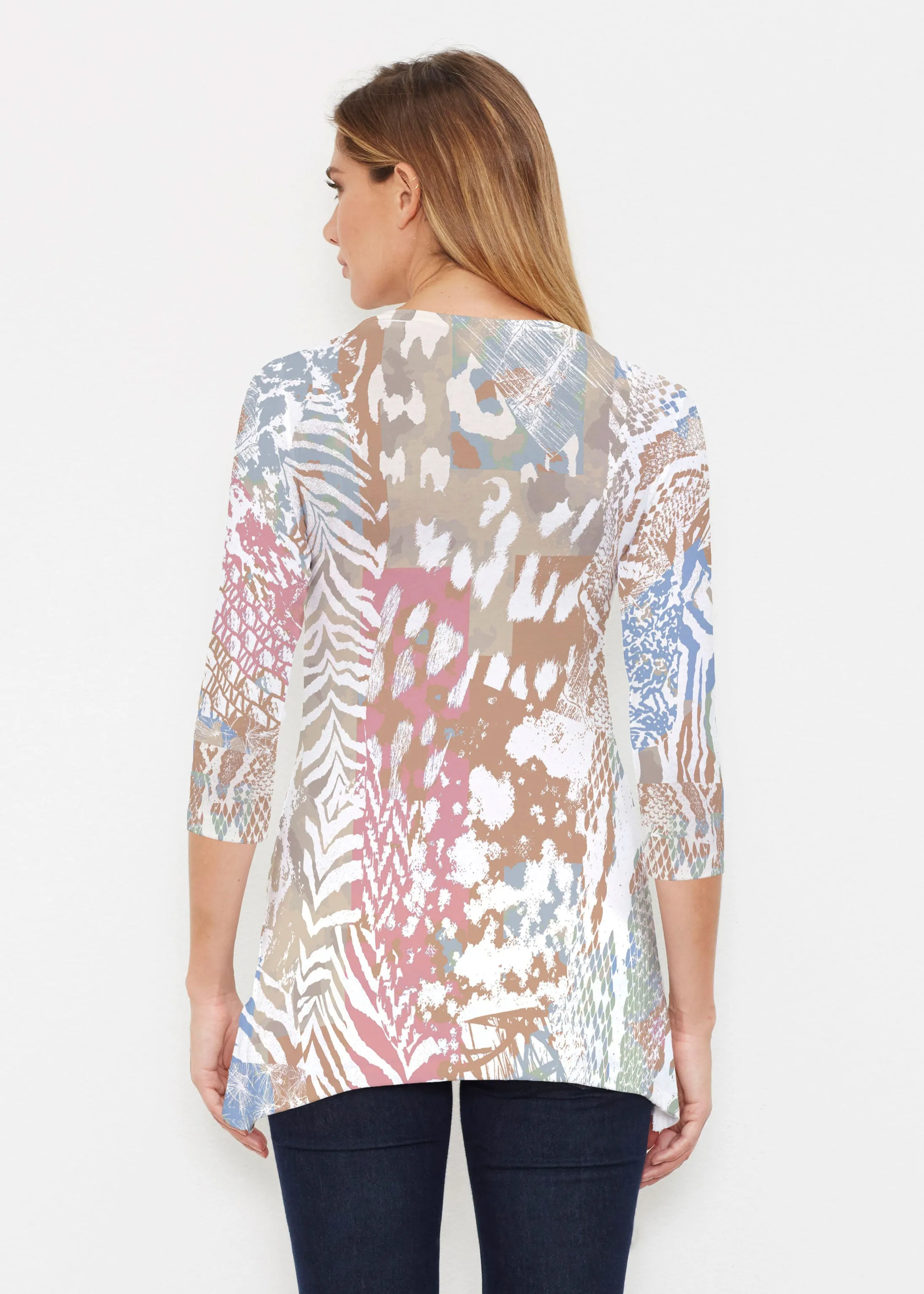 Jungle Warrior (7849) ~ Buttersoft 3/4 Sleeve Tunic