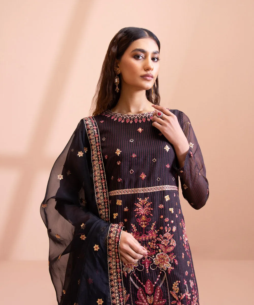 Kameez Trouser Pakistani Eid Dress in Premium Organza