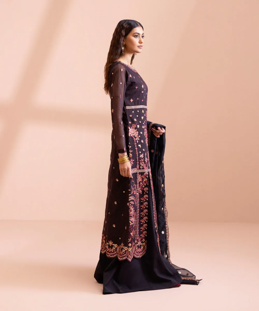 Kameez Trouser Pakistani Eid Dress in Premium Organza