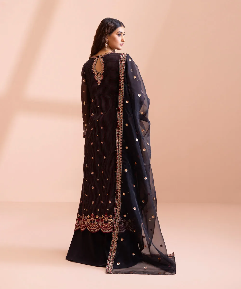 Kameez Trouser Pakistani Eid Dress in Premium Organza