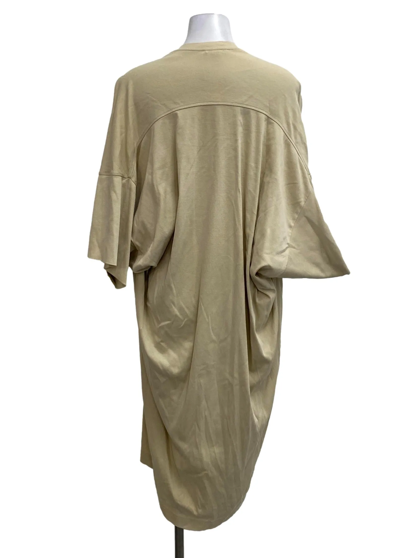 Khaki Round Neck Dress