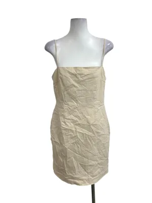 Khaki Spaghetti Strap Dress OSN