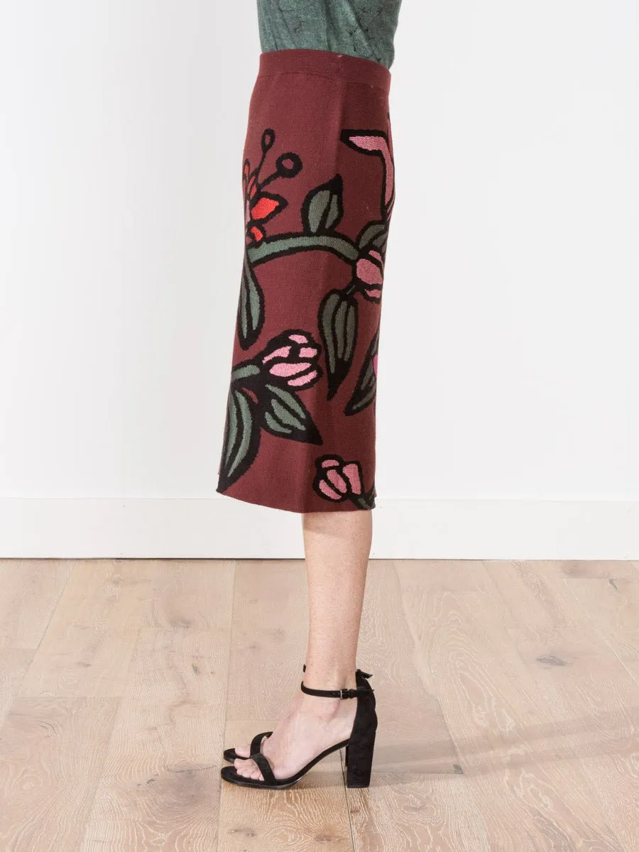 khani jacquard skirt