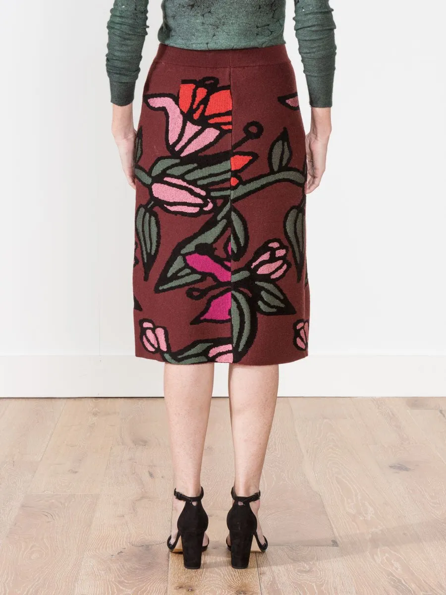 khani jacquard skirt