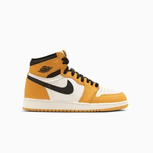Kid's Air Jordan 1 High OG "Yellow Ochre" Grade School