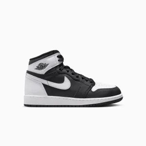 Kid's Air Jordan 1 Retro High OG "Black White" Grade School