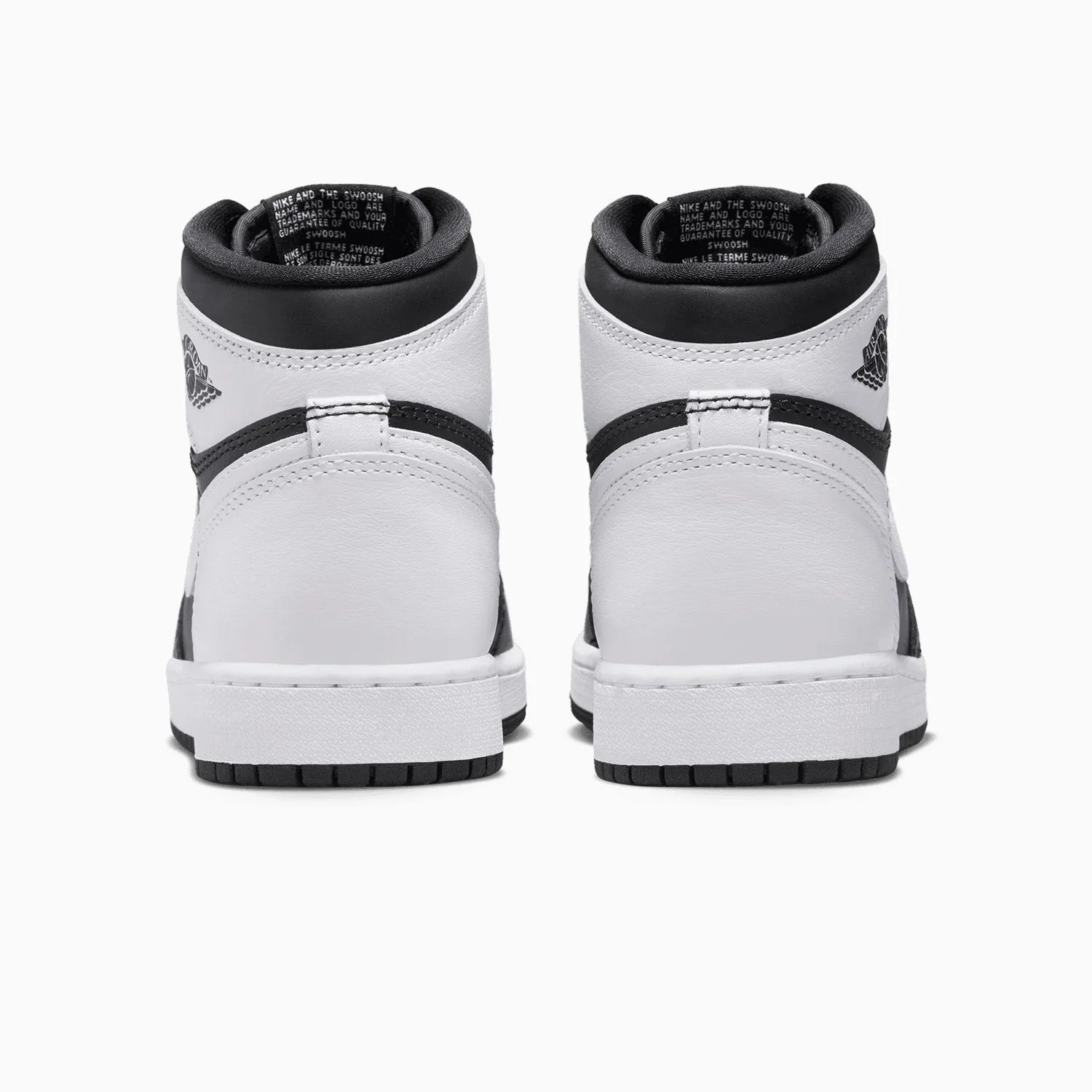 Kid's Air Jordan 1 Retro High OG "Black White" Grade School