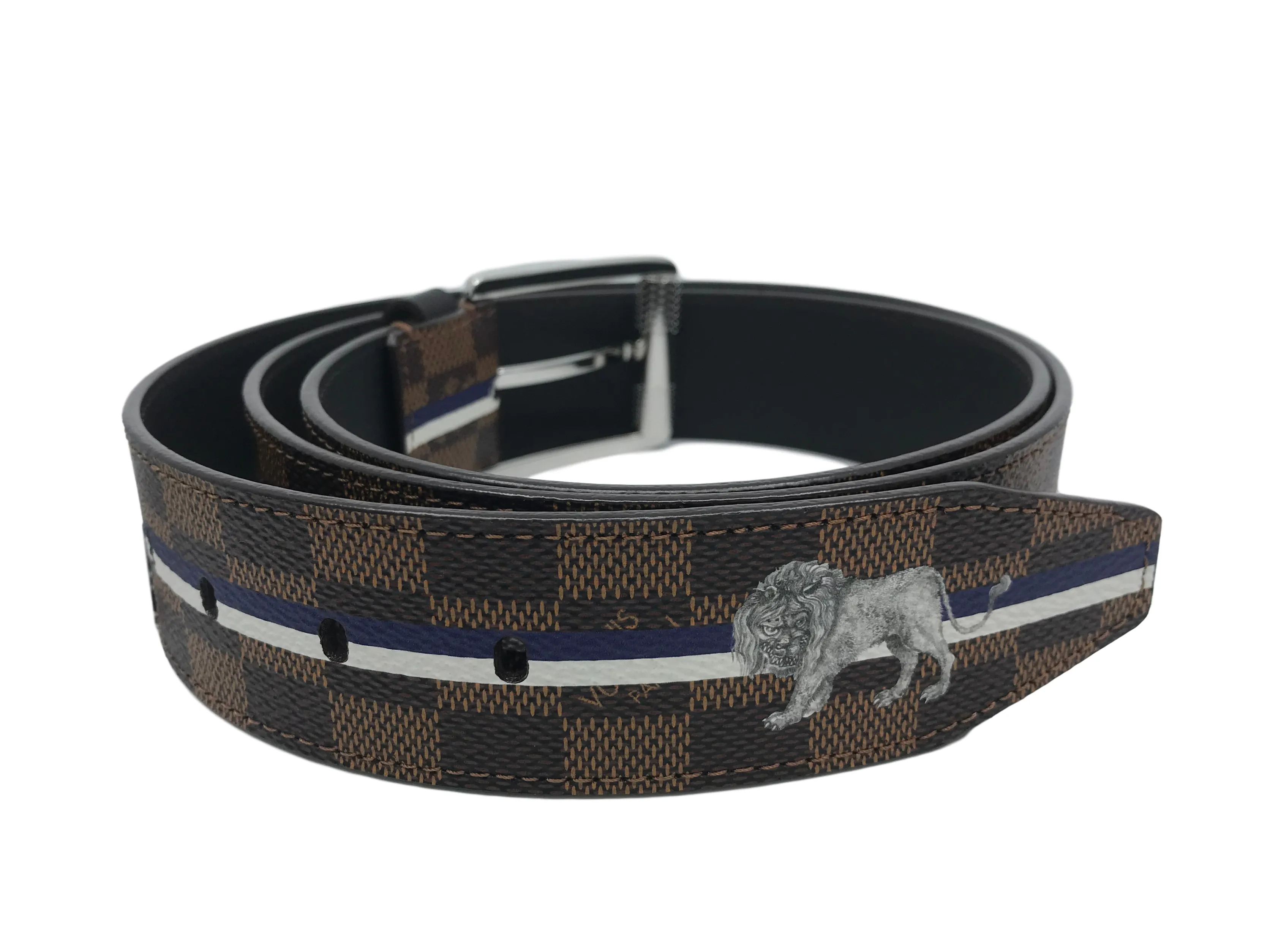 Kim Jones Chapman Brothers Damier Lion Belt