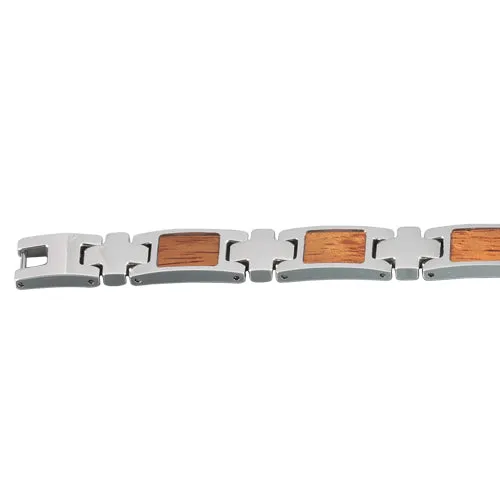 Koa Wood Inlay Bracelet