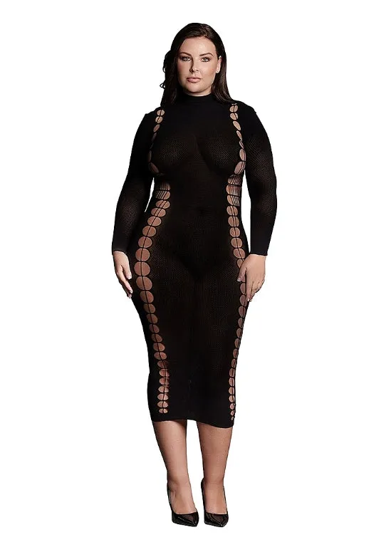 La' Desir Shade Carme Dress with Turtleneck