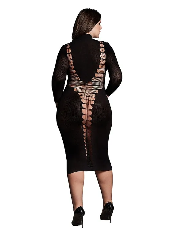 La' Desir Shade Carme Dress with Turtleneck