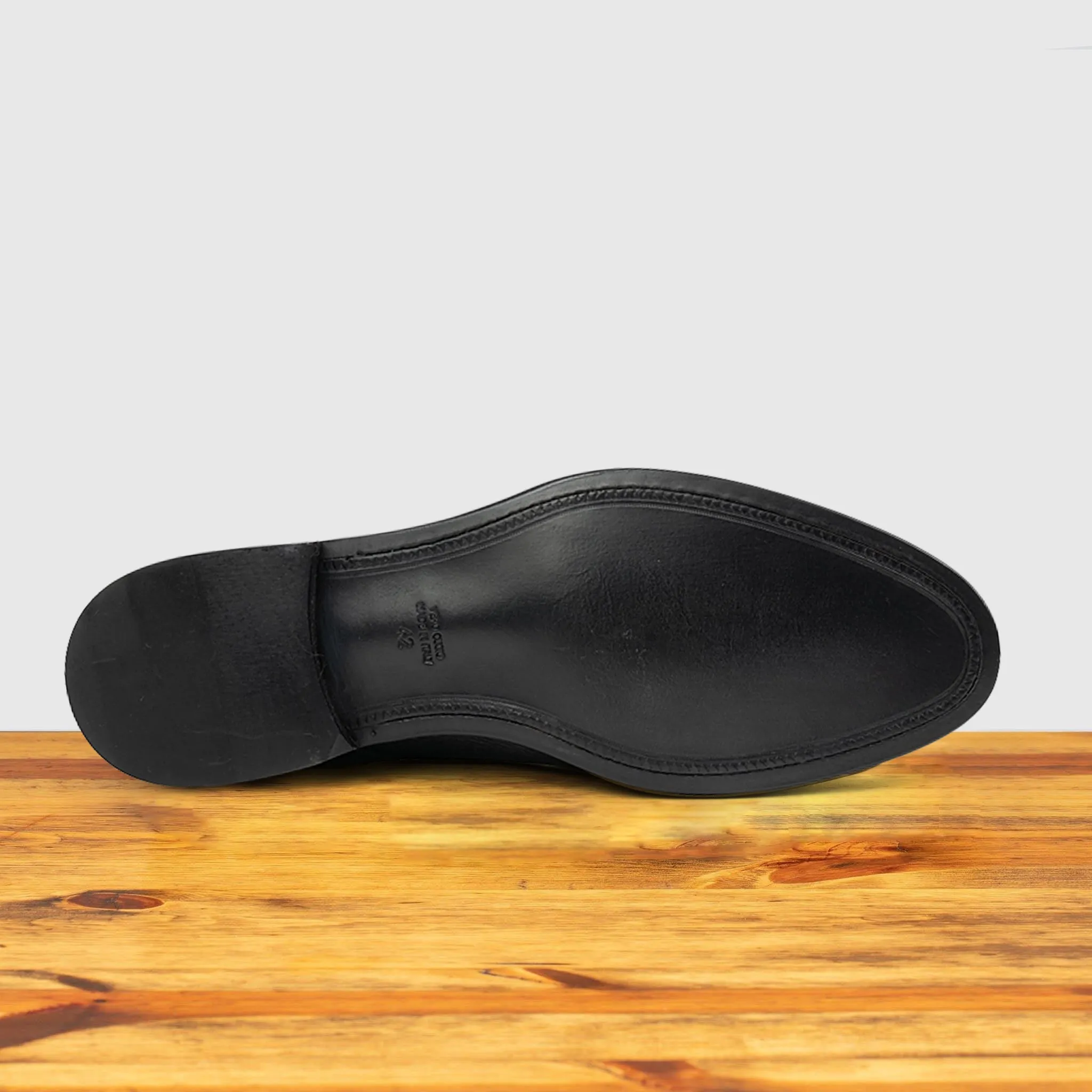 Lauro Calzoleria Toscana Cordovan Calf/Deerskin Cap Toe