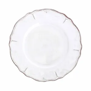 Le Cadeaux Antique White Melamine Dinner Plate