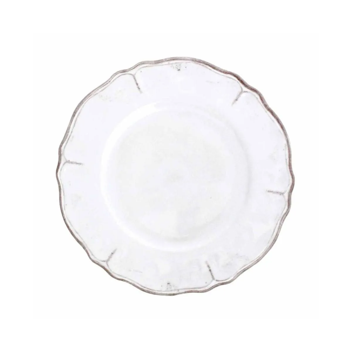 Le Cadeaux Antique White Melamine Salad Plate