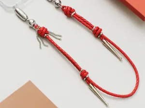 Leather Bolo Wristlet
