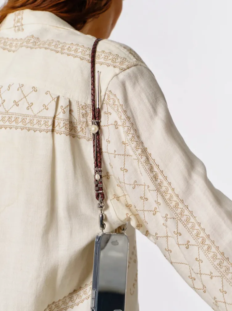 Leather Bolo Wristlet