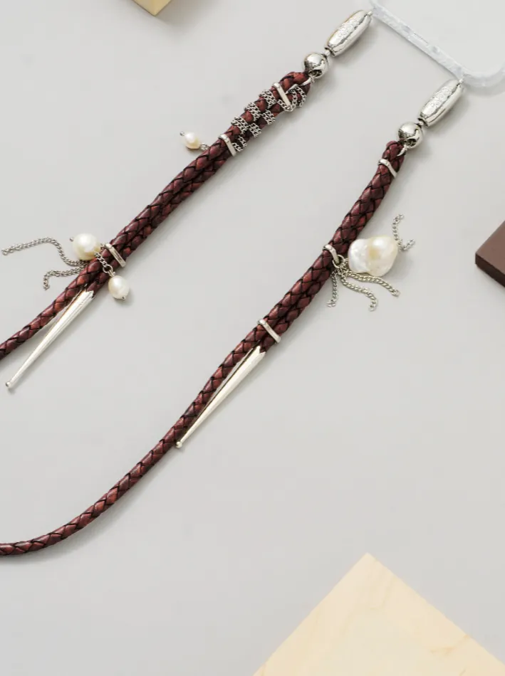 Leather Bolo Wristlet