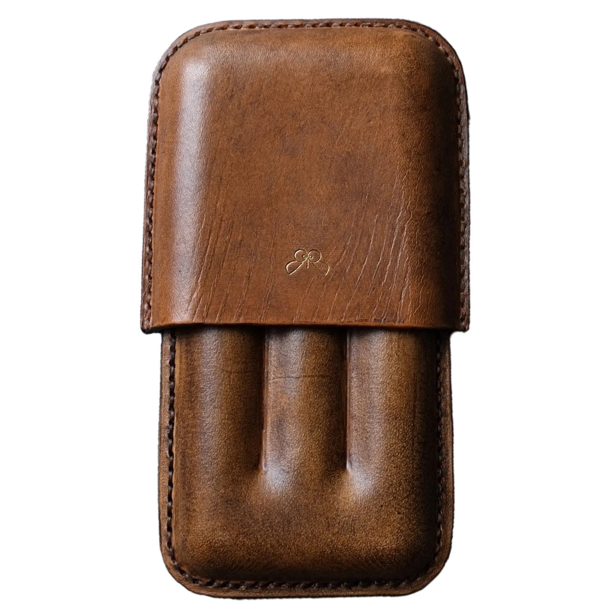 LEATHER CIGAR CASE / BLUE