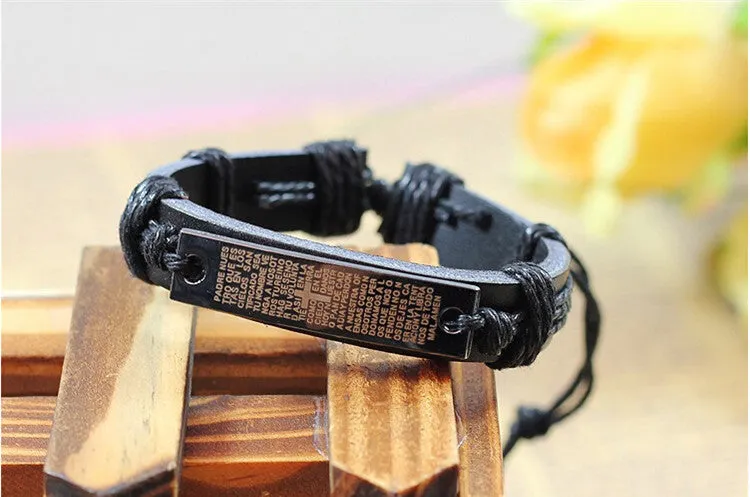 Leather Cuff x Slate