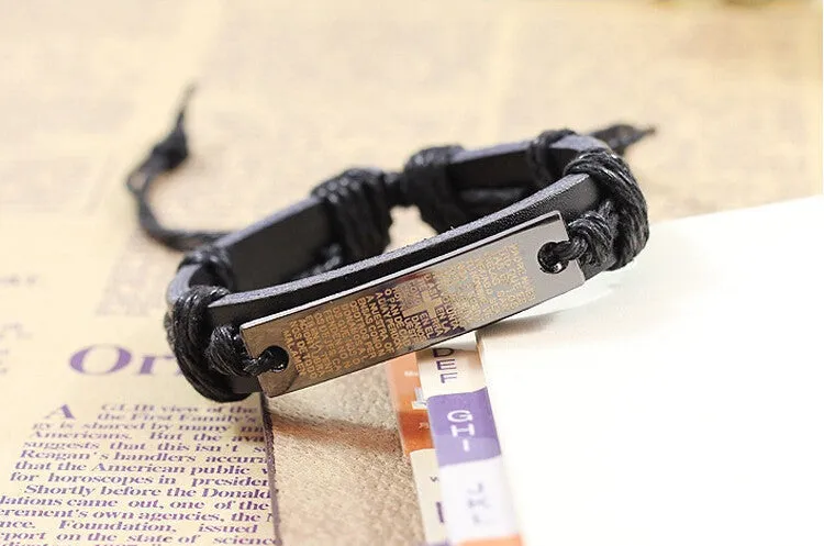 Leather Cuff x Slate