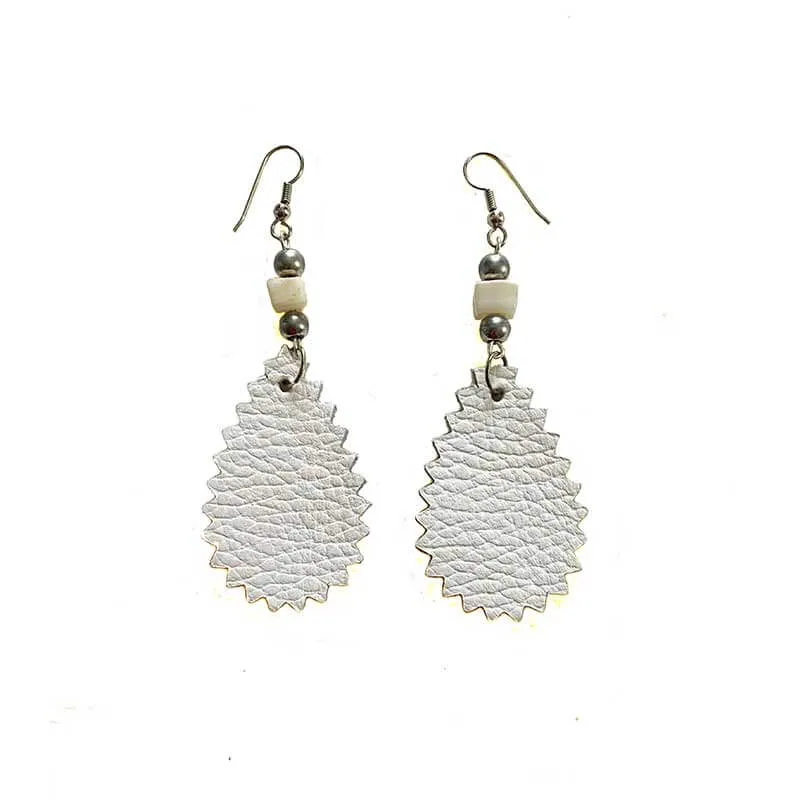 Leather Figures Earrings