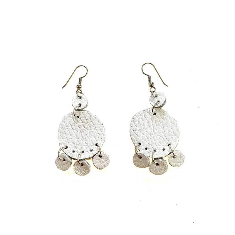 Leather Figures Earrings