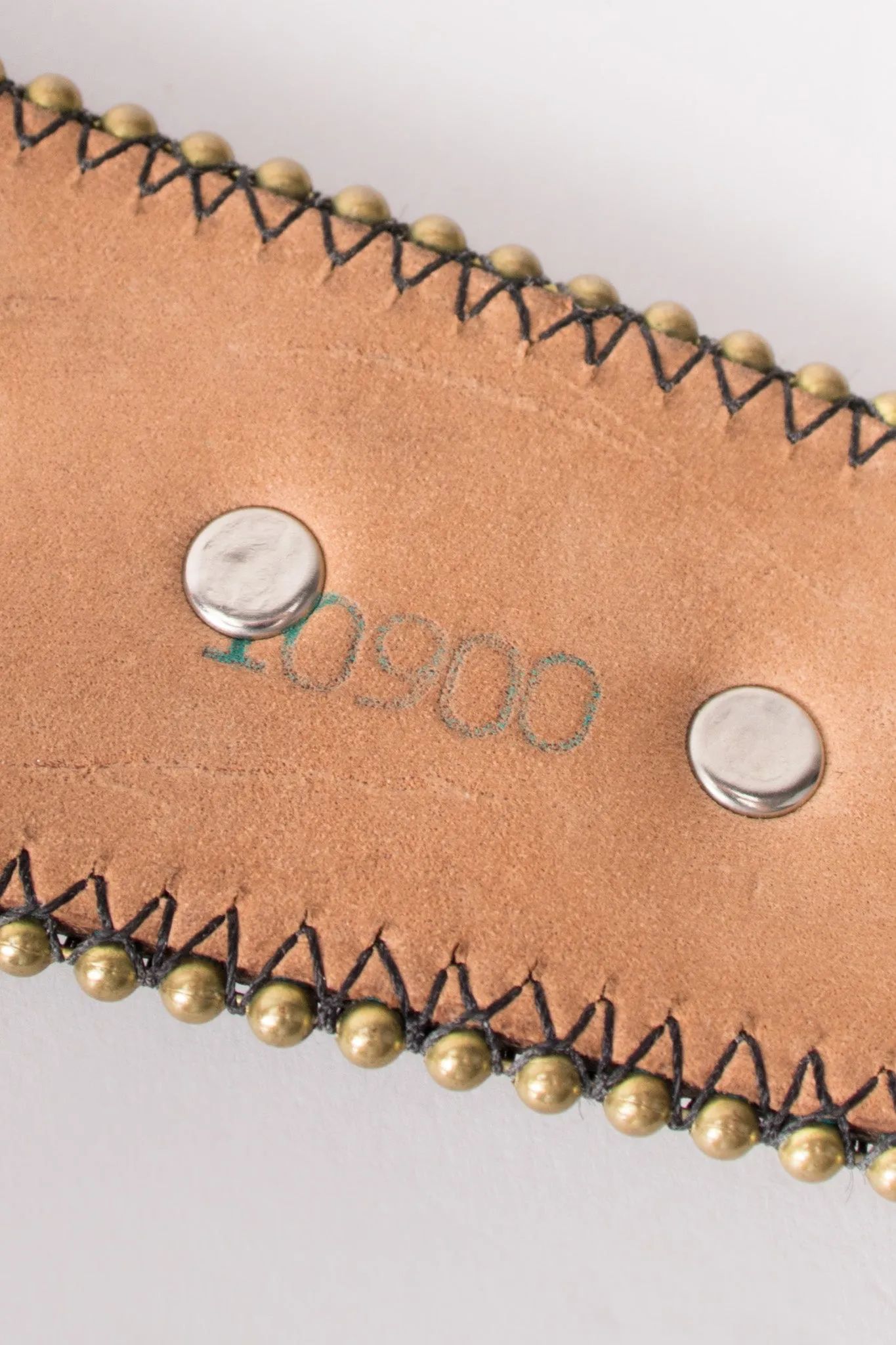 Leather Metal Snake Belt