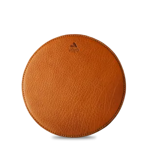 Leather Round Mouse Pad