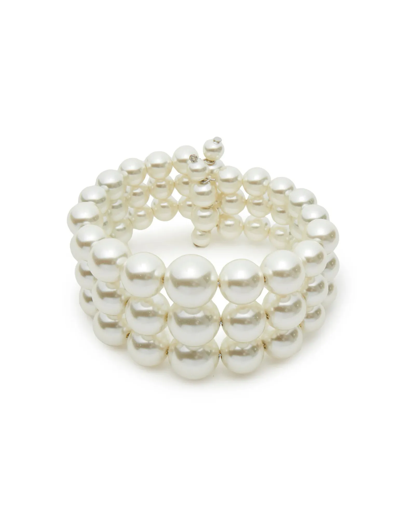 Lele Sadoughi Pearl Graduated Bracelet