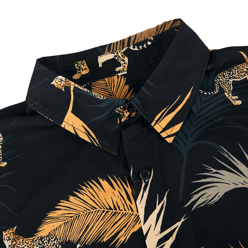 LEOPARD ALOHA SHIRT