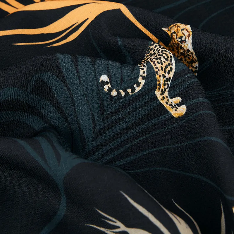 LEOPARD ALOHA SHIRT