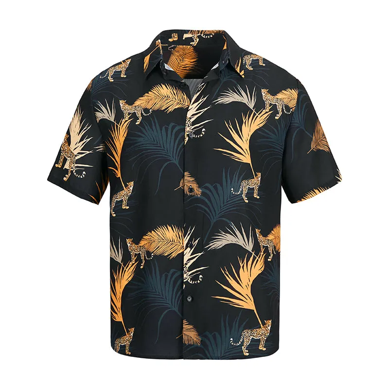 LEOPARD ALOHA SHIRT