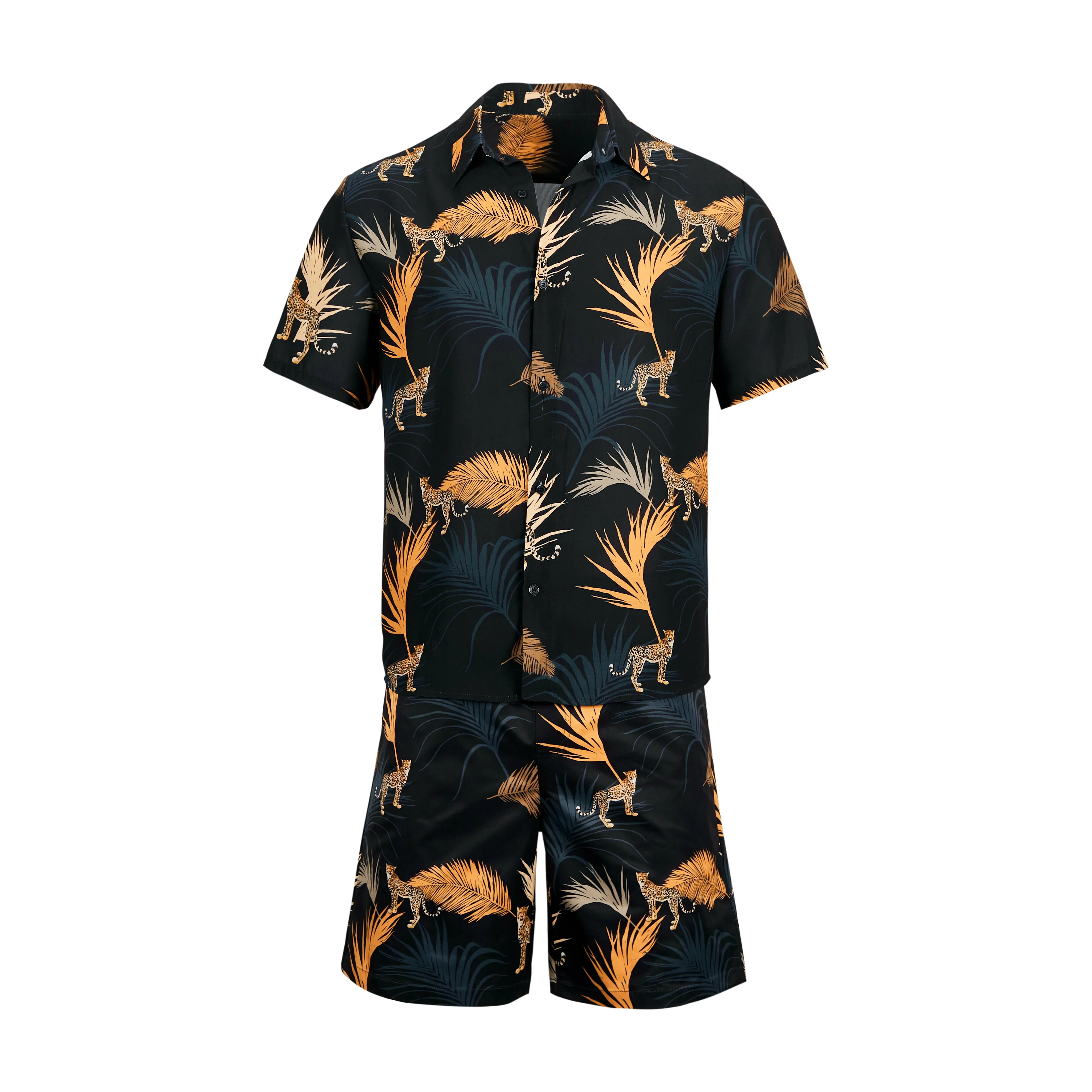 LEOPARD ALOHA SHIRT