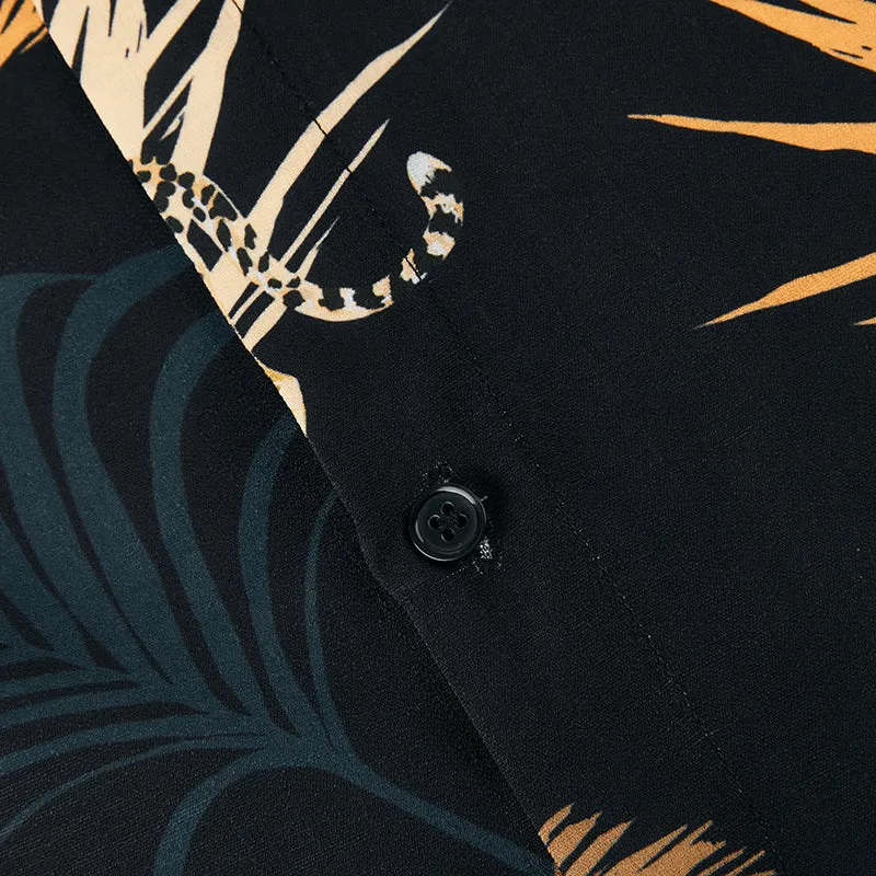 LEOPARD ALOHA SHIRT