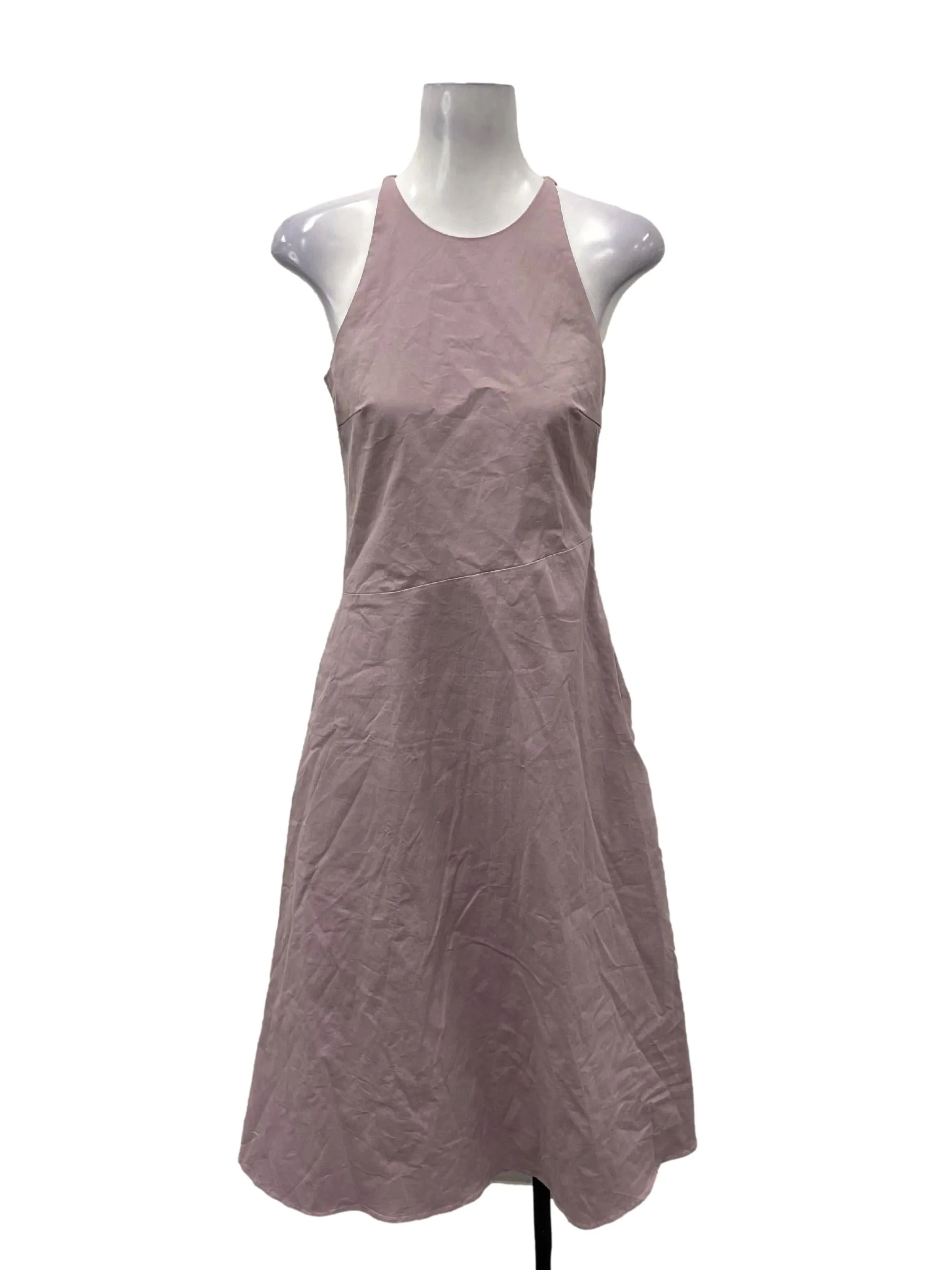 Lilac Roundneck Sleeveless Maxi Dress OSN