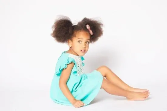 Lilly & Sid Organic - Mint Green & White Lace Baby & Little Girl Dress