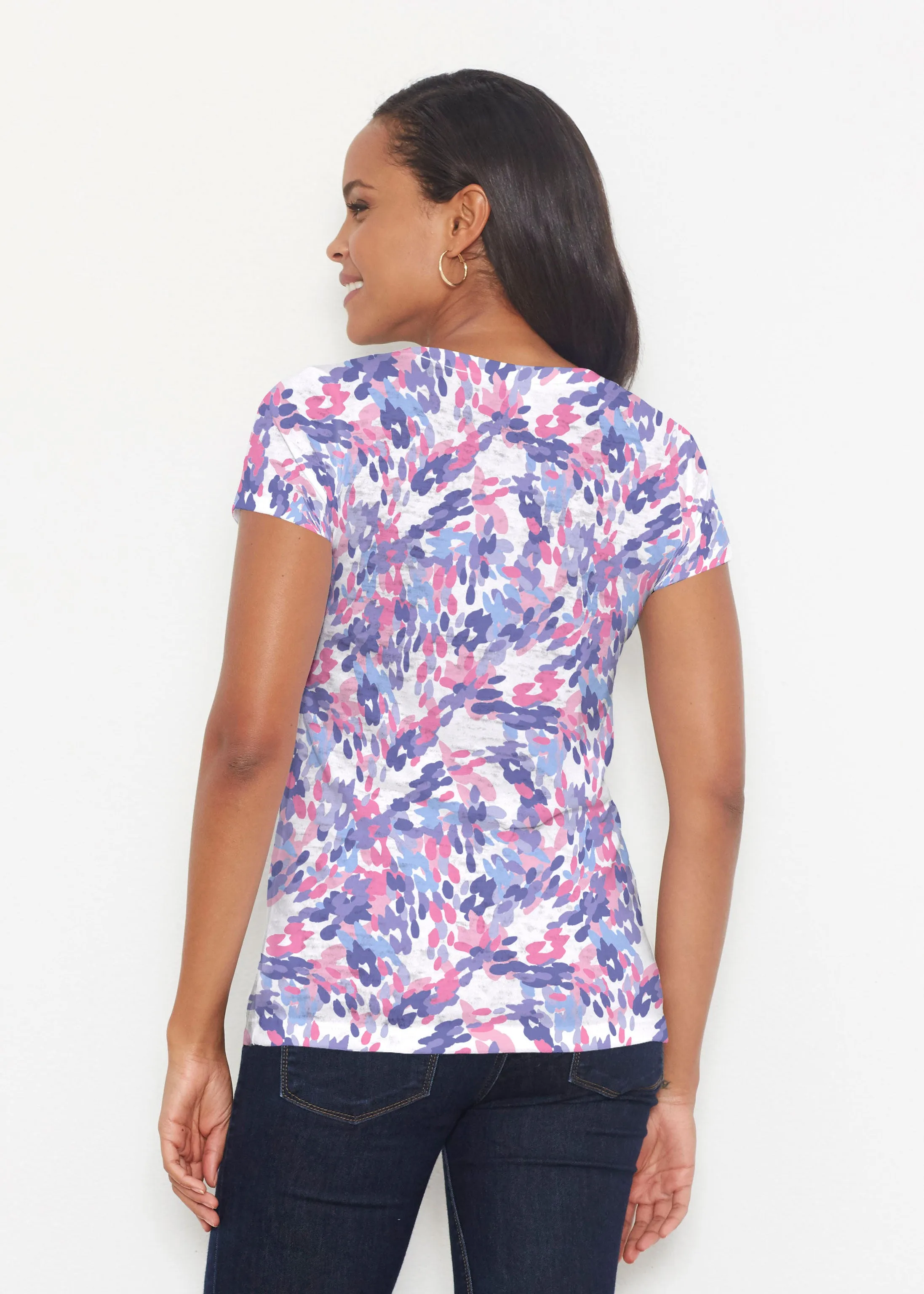 Lillypad Pink (10190) ~ Short Sleeve Scoop Shirt