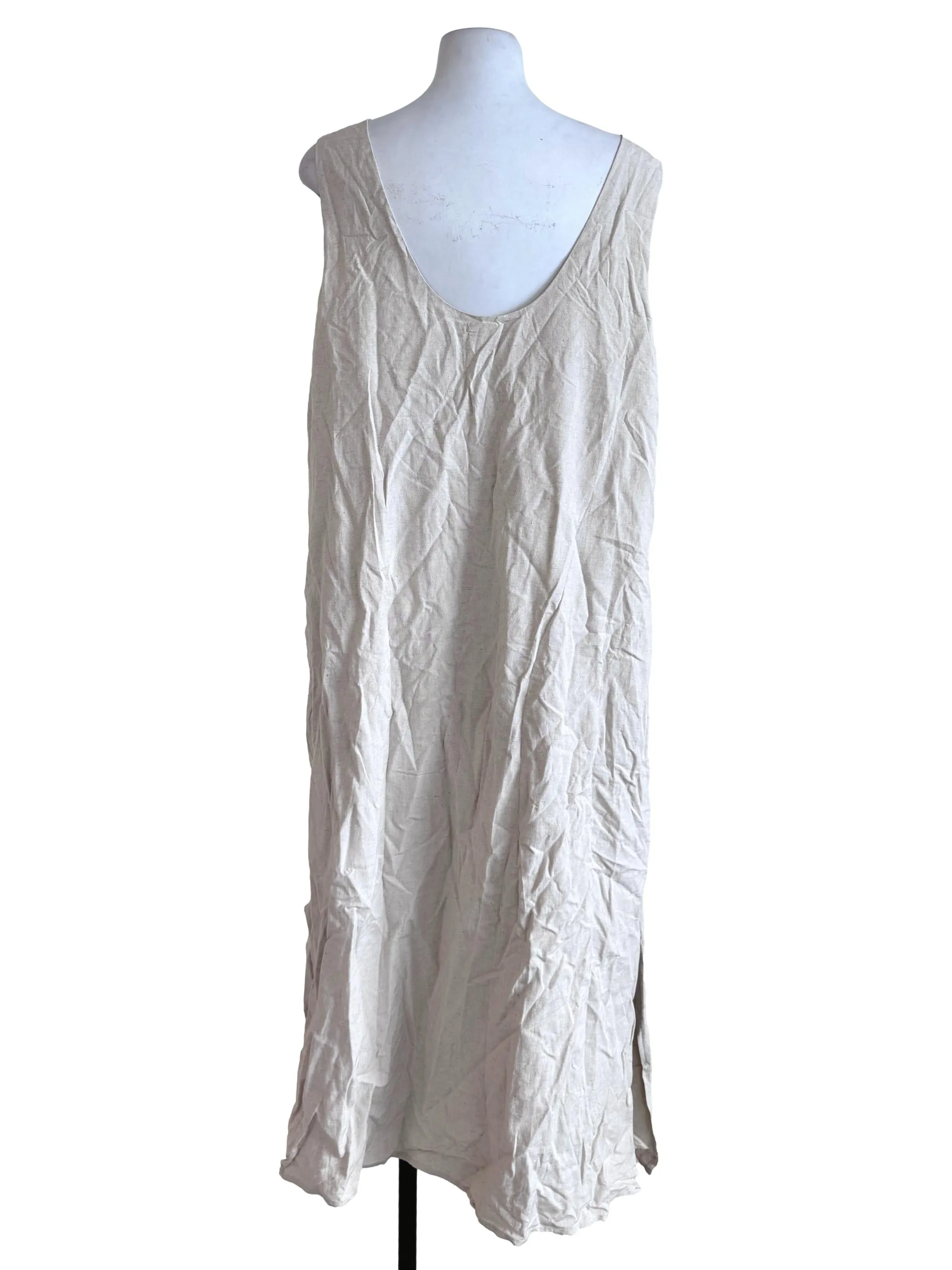 Linen Sleeveless Dress OSN