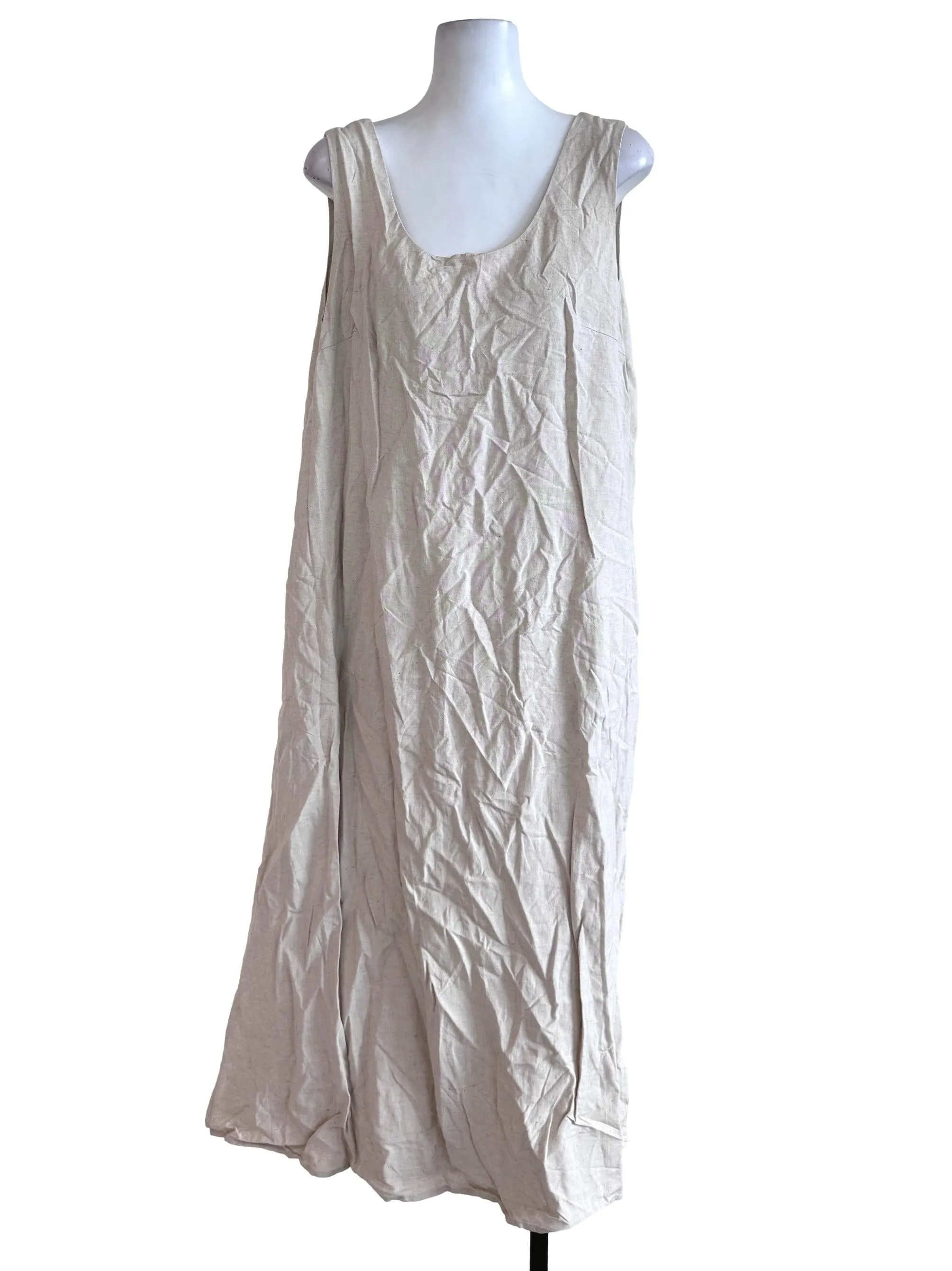 Linen Sleeveless Dress OSN