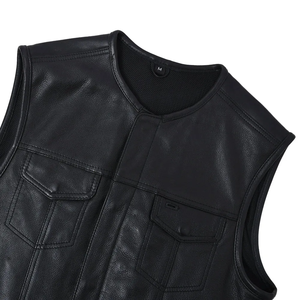 LOGAN - Motorcycle Leather Vest