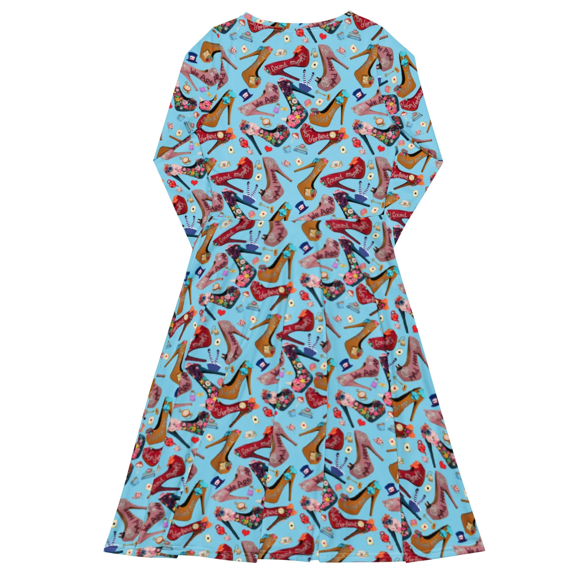 Long sleeve midi dress 'Alice Shoes'