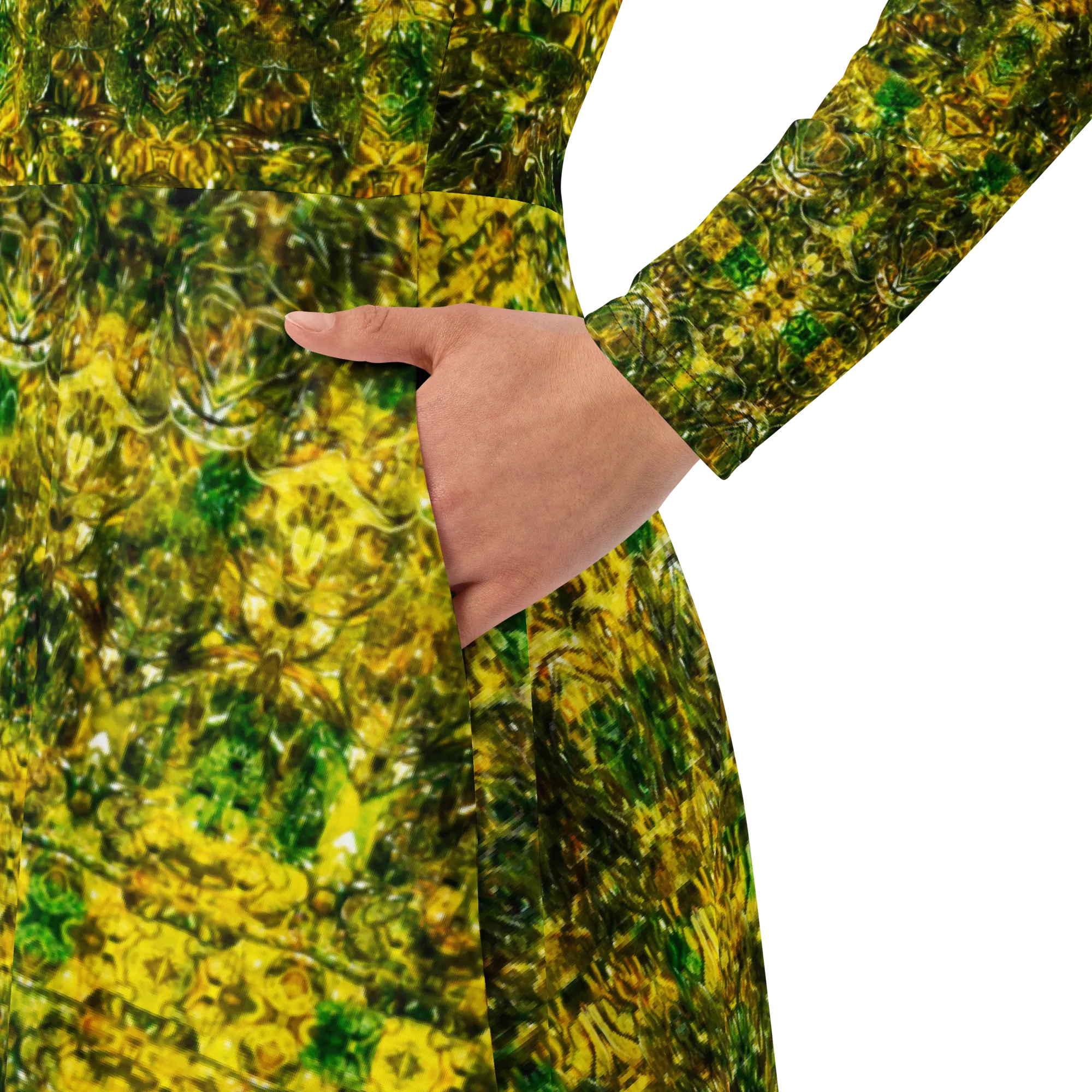 Long Sleeve Midi Dress (Her/Muliebris)(Samhain Dreams of Jade 13 of 15 Tredecim ex Quindecim) RJSTHW2025 RJS