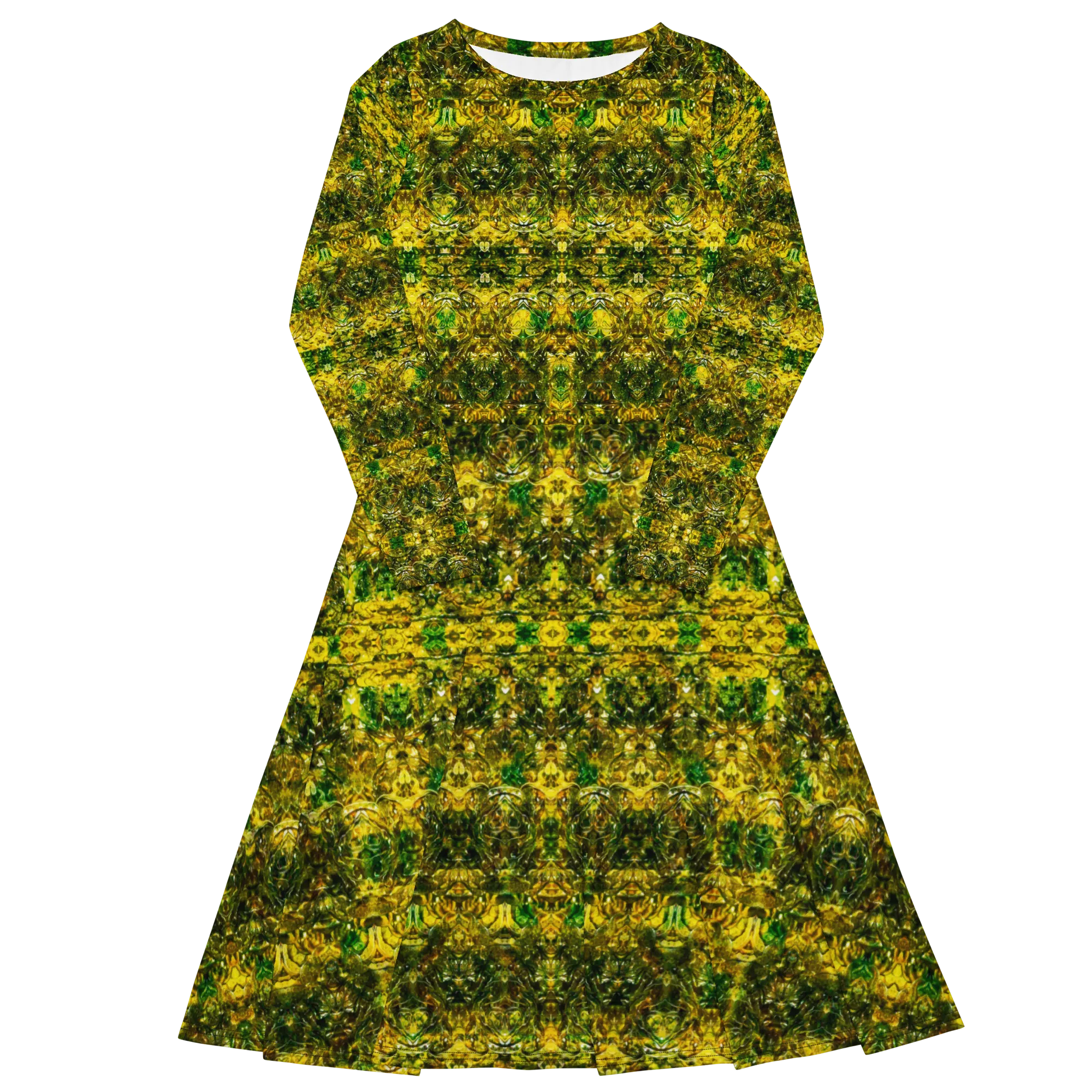 Long Sleeve Midi Dress (Her/Muliebris)(Samhain Dreams of Jade 13 of 15 Tredecim ex Quindecim) RJSTHW2025 RJS