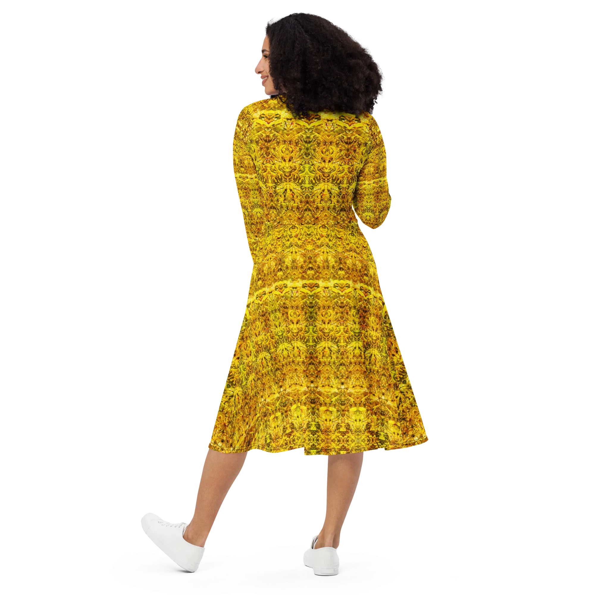Long Sleeve Midi Dress (Her/Muliebris)(Samhain Dreams of Jade 2 of 15 Duo ex Quindecim) RJSTHw2025 RJS