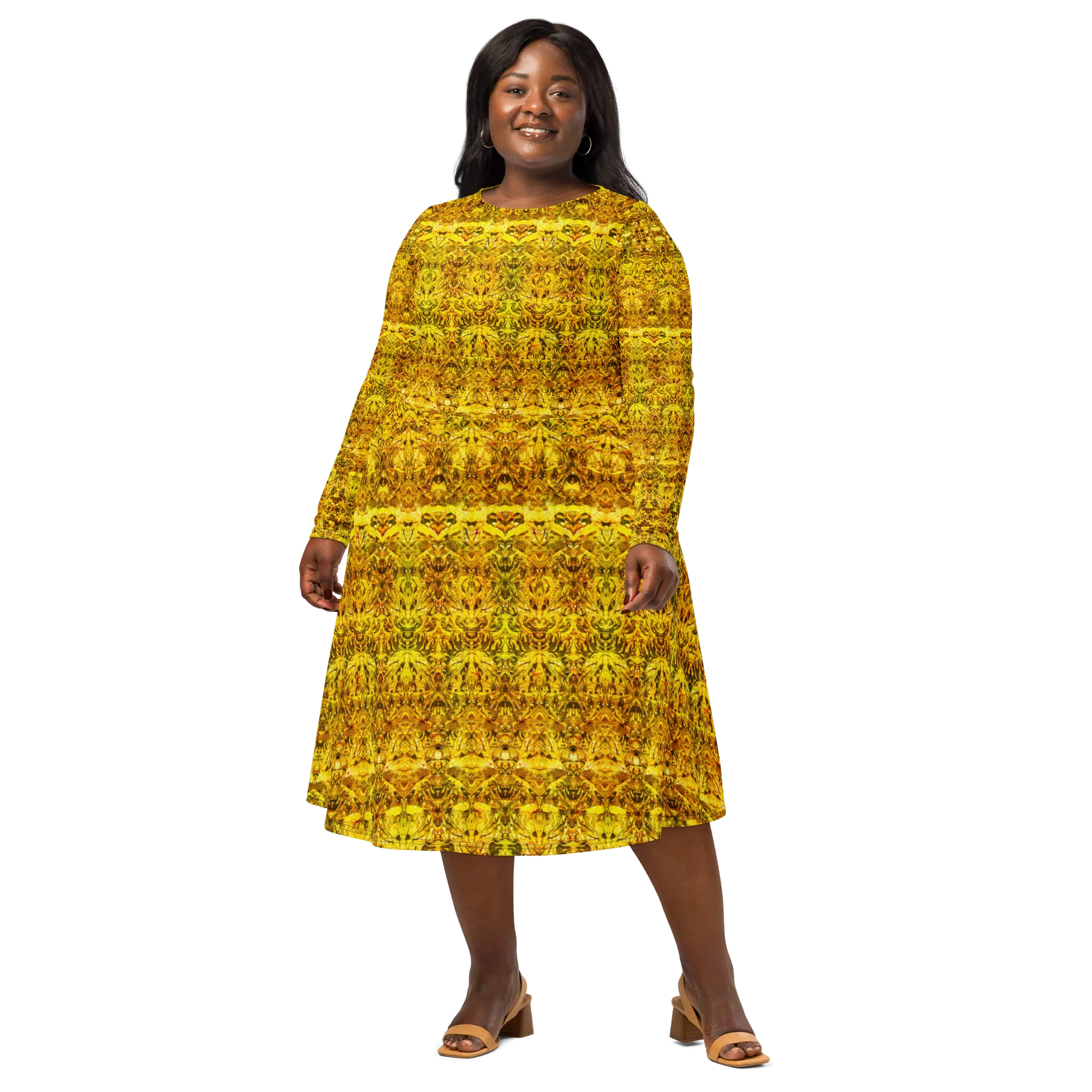 Long Sleeve Midi Dress (Her/Muliebris)(Samhain Dreams of Jade 2 of 15 Duo ex Quindecim) RJSTHw2025 RJS