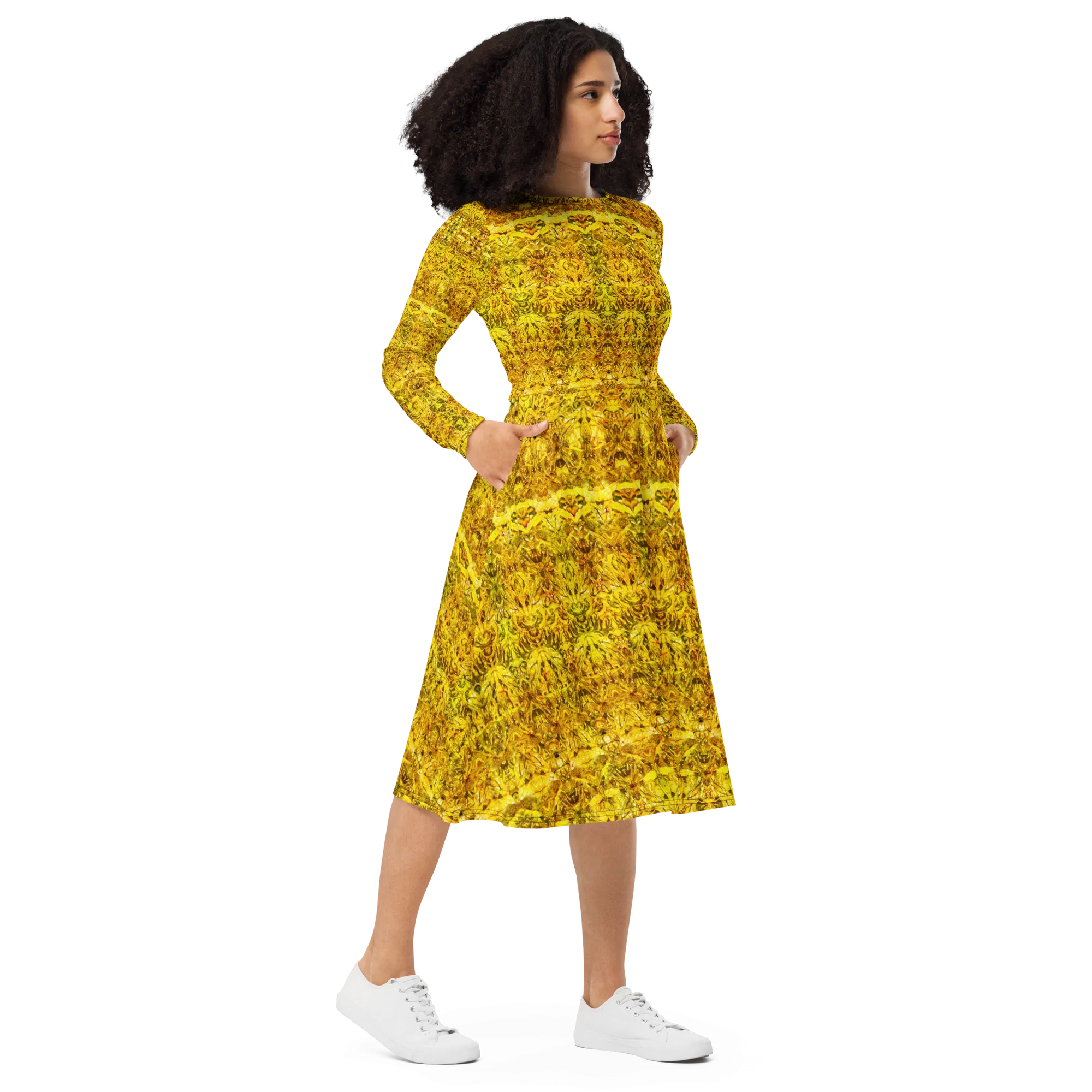 Long Sleeve Midi Dress (Her/Muliebris)(Samhain Dreams of Jade 2 of 15 Duo ex Quindecim) RJSTHw2025 RJS